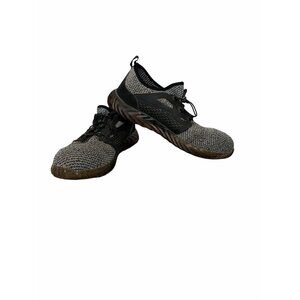 Work Safety Shoes Mens 45 Size 11 Breathable Knit Steel Toe Sneakers Slip On